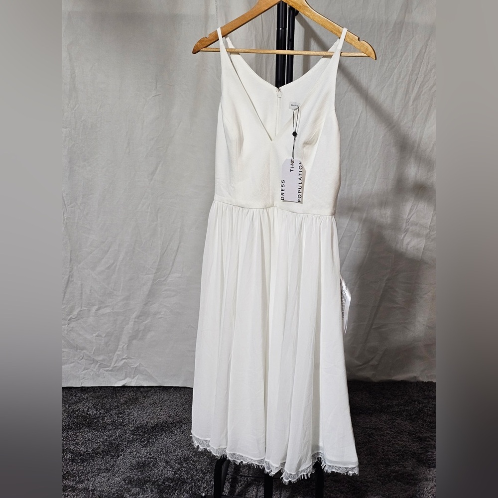 Dress the Population‎ Ivory Dress
